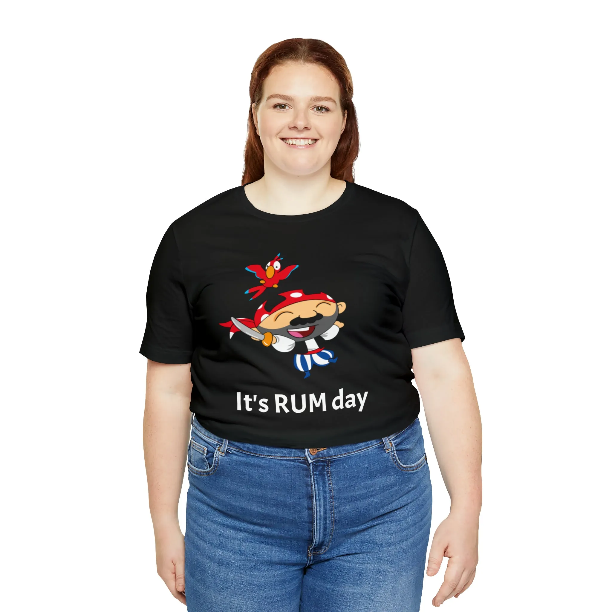 It's Rum Day Unisex Jersey Short Sleeve Tee, Rum shirt, Pirate shirt, Pirate's rum shirt, rum day, rum day shirt