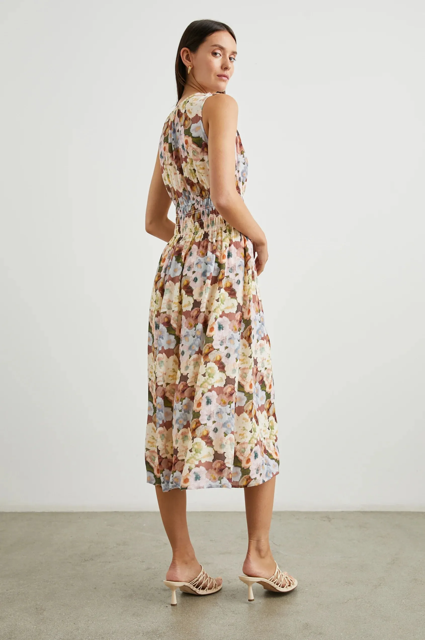 IZZY DRESS (PAINTED FLORAL) - RAILS