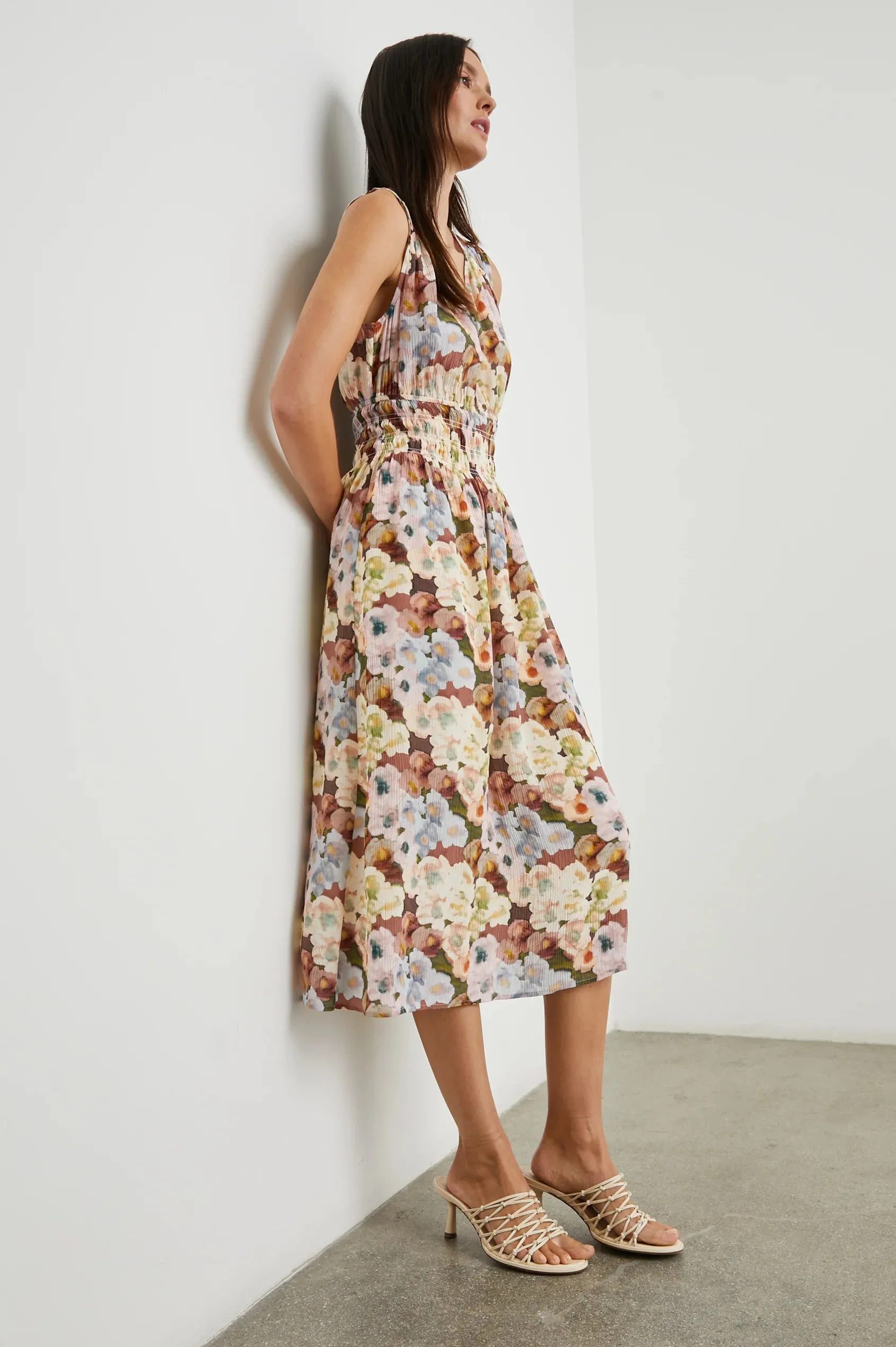 IZZY DRESS (PAINTED FLORAL) - RAILS