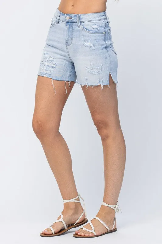 JB SIDE SLIT CUTOFF SHORTS