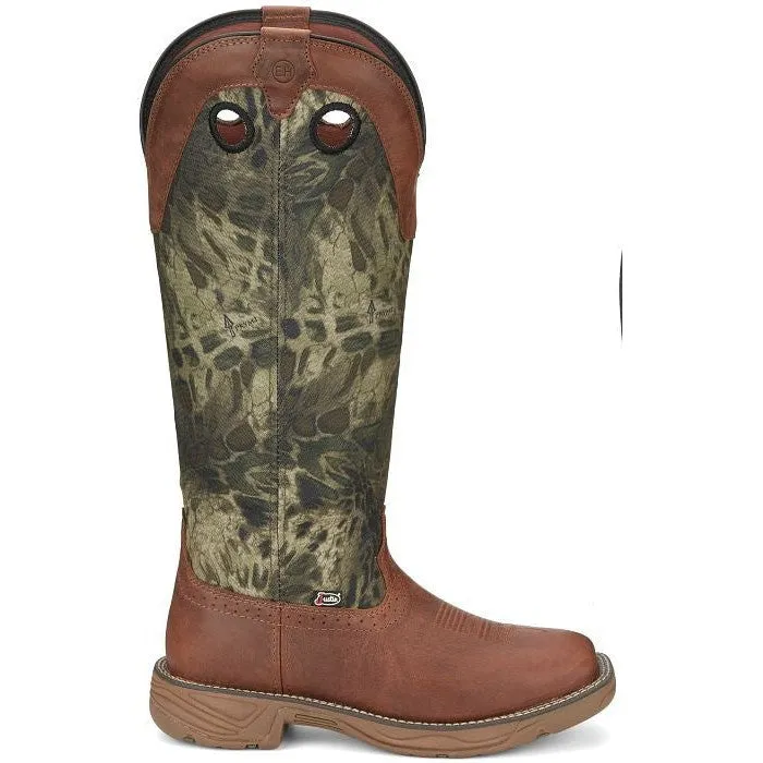 Justin Men's Rush Strike 17" Western Work Boot -Brown- SE4380