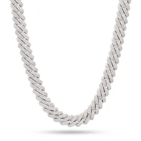 King Ice 12mm Iced Diamond Cut Miami Cuban Chain