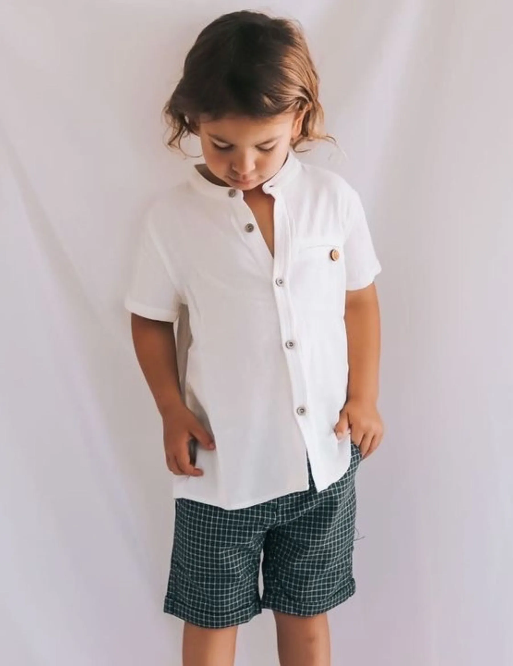 Koa Boys Shirt - White