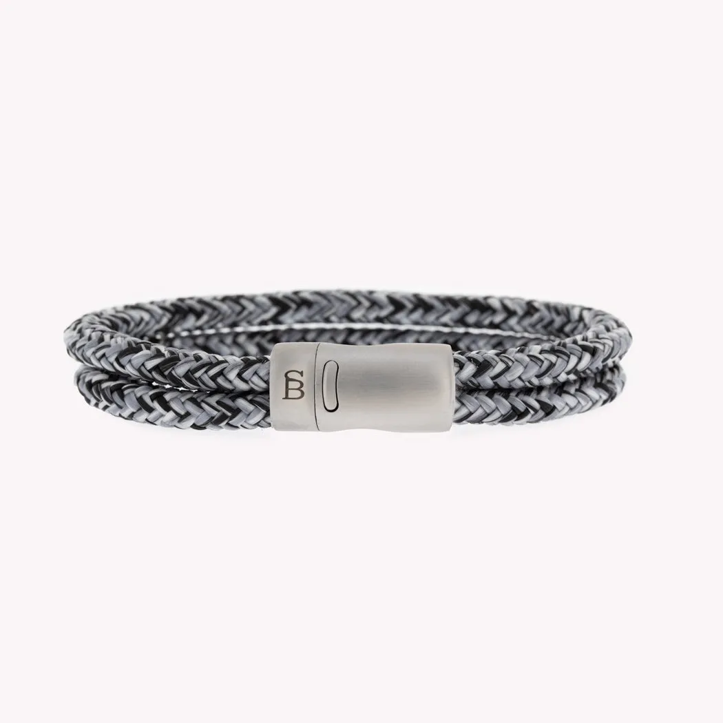 Lake Rope Bracelet Black Denim