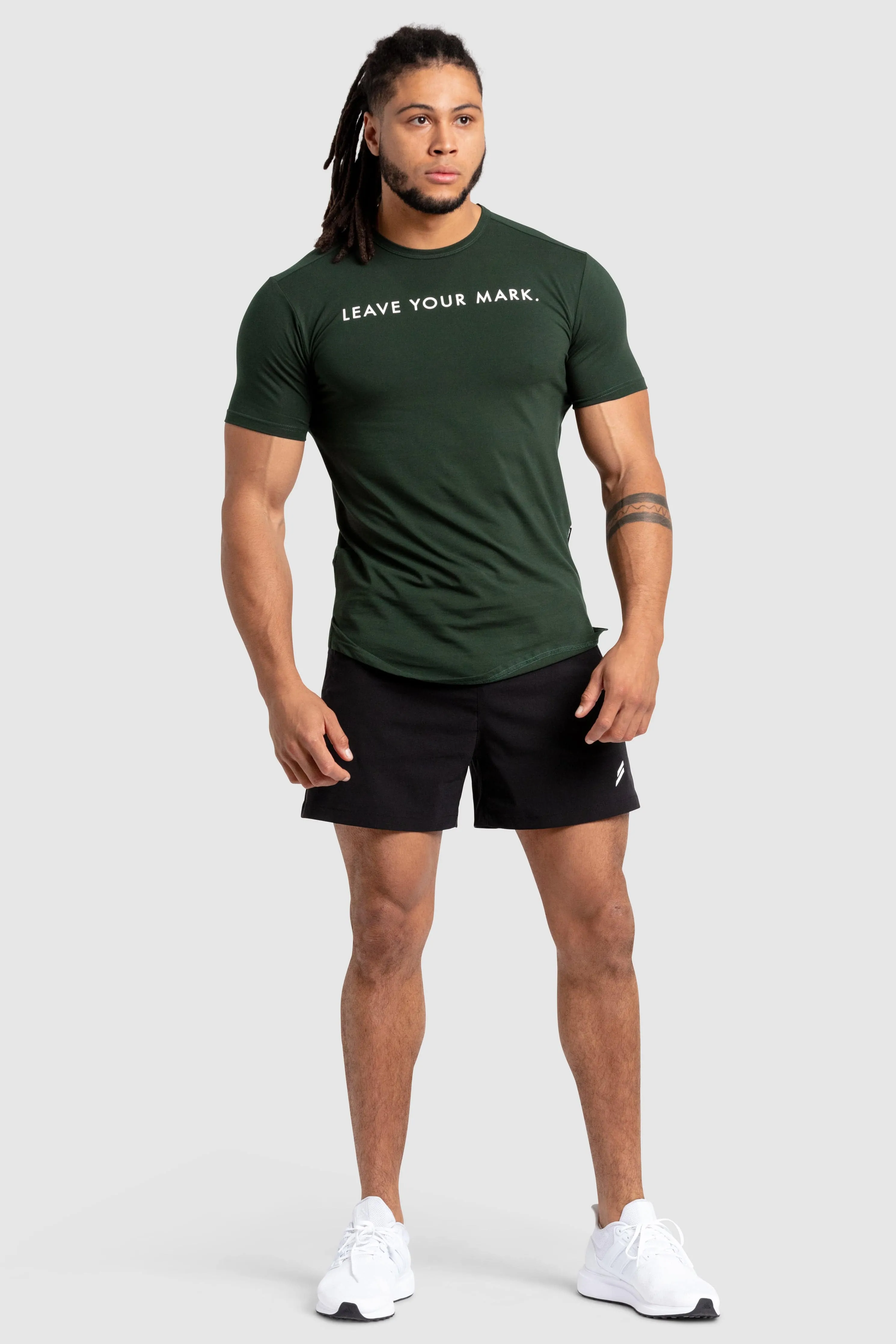 Leave Your Mark Drop Tee - Forest Green