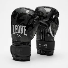 Leone Boxing Glove Camoblack GN327 10oz black