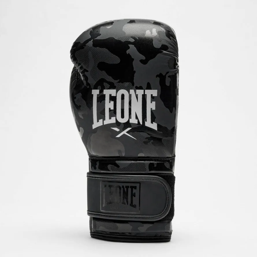 Leone Boxing Glove Camoblack GN327 10oz black