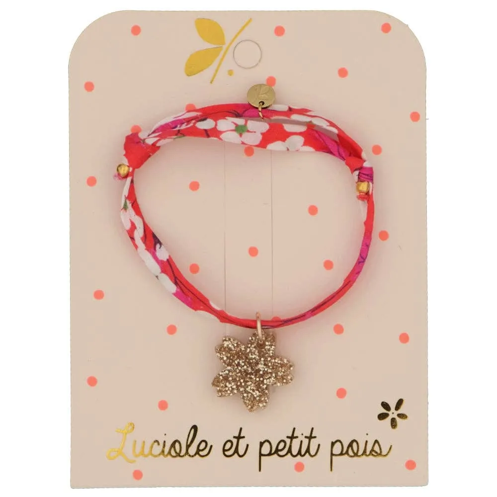 Liberty bracelet - Fuchsia Flower