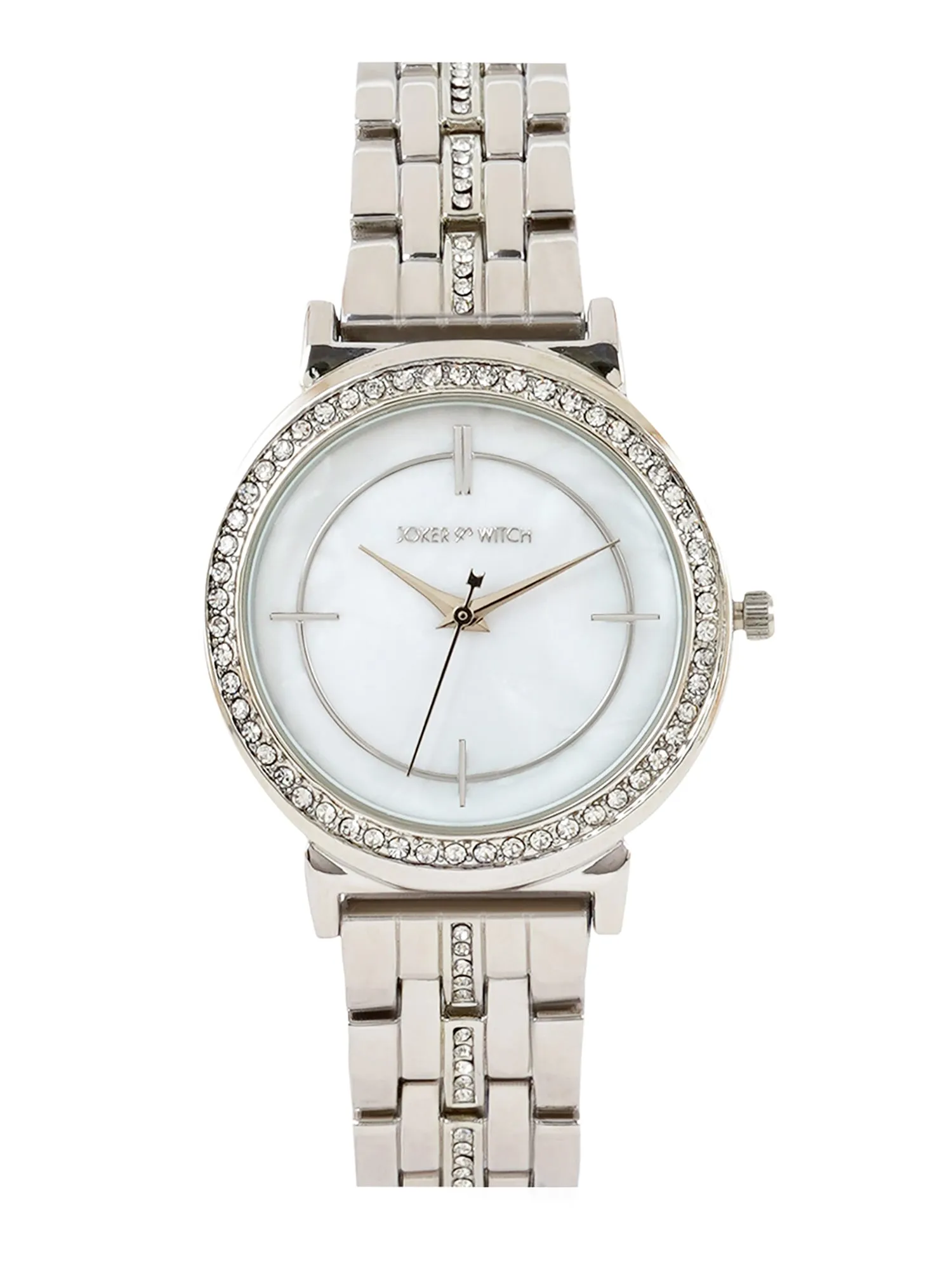 Lorissa Silver Watch Bracelet Stack