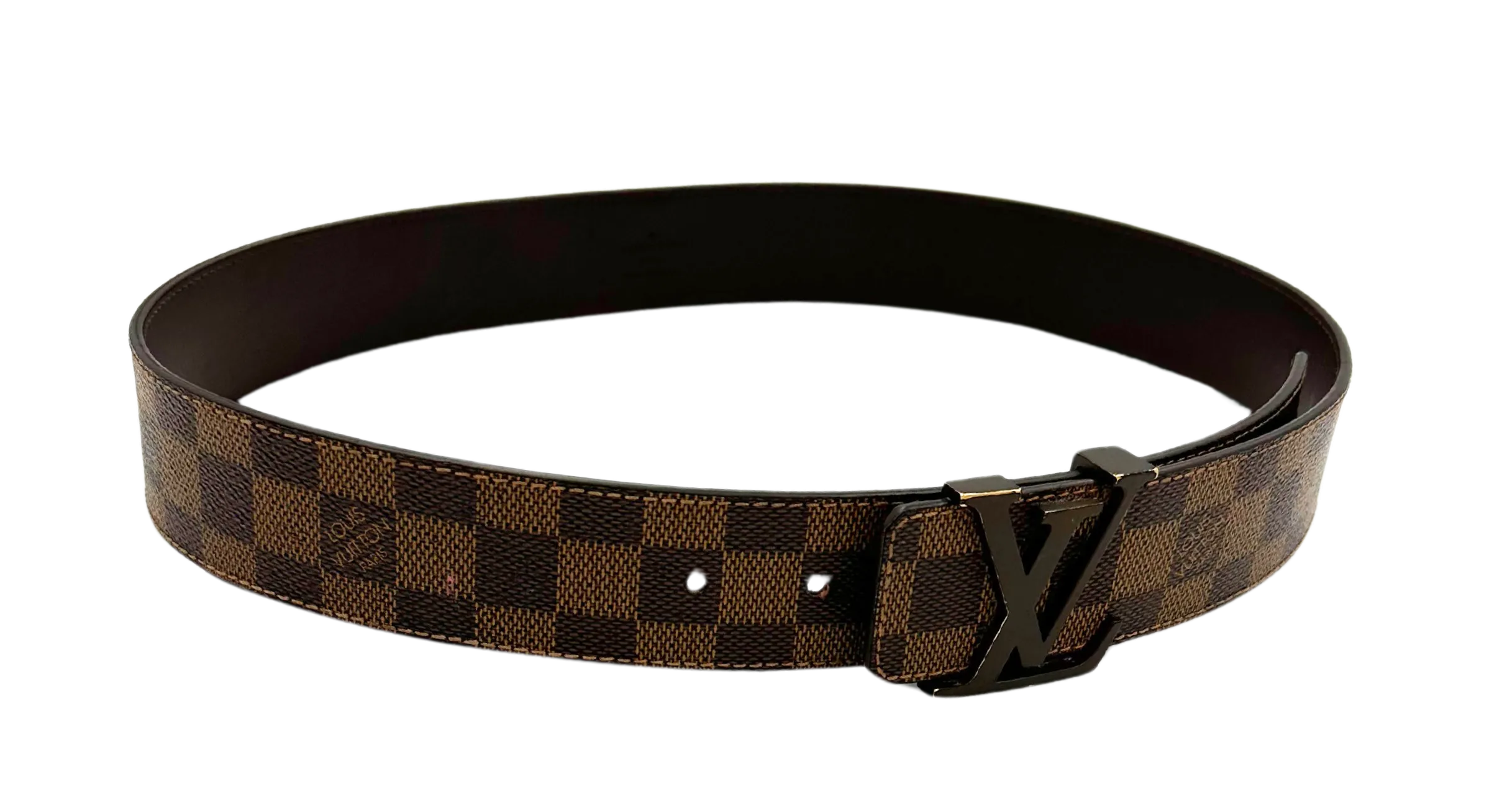 Louis Vuitton Ebene 85 CM/34" Reversible Belt