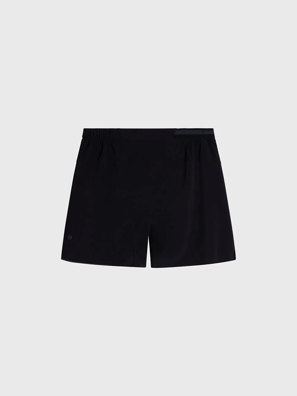 LULULEMON BLK SURGE SHORT 6IN LINED