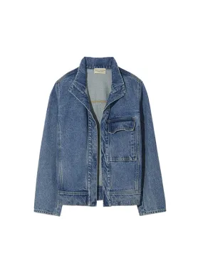 Marilou Denim Jacket in Ocean Wash