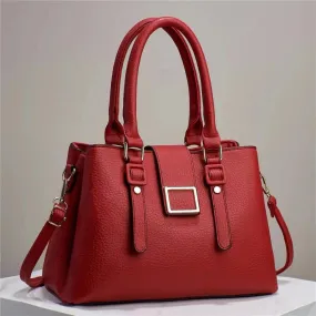 Maroon Handbag For Girls 8820-21