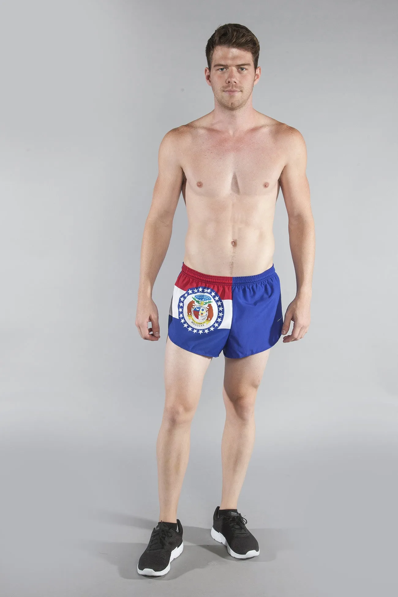 Men's 1" Elite Split Shorts- Missouri