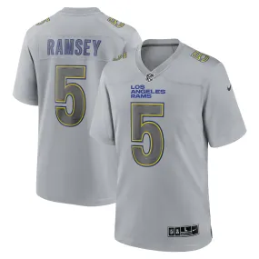 Men's Nike Jalen Ramsey Gray Los Angeles Rams Atmosphere Fashion Game Jersey