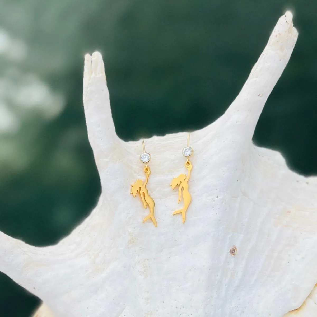 Mermaid Earrings - Gold