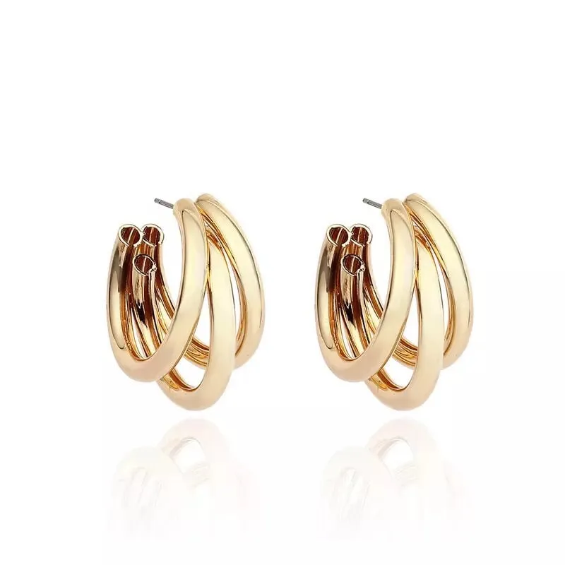 Mika 3 Hoop Earrings