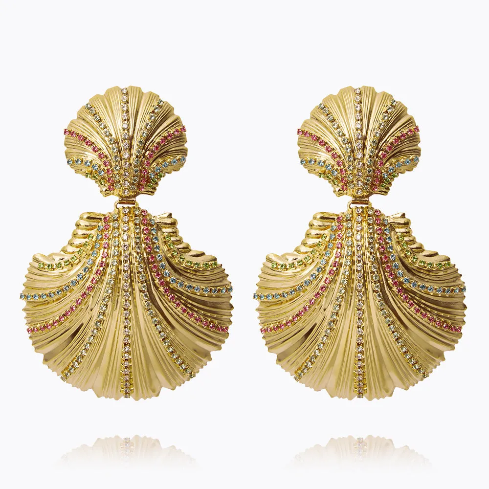 Mirella Grande Earrings / Rainbow Combo