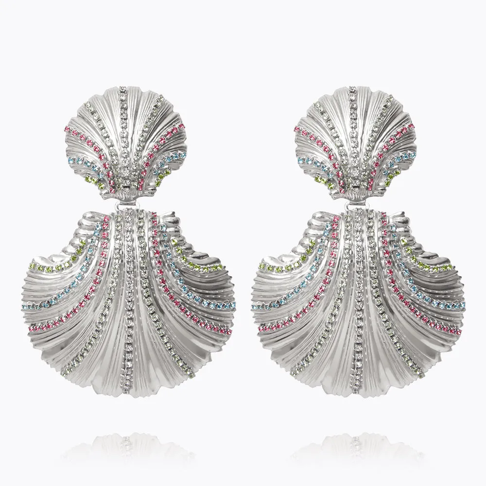 Mirella Grande Earrings / Rainbow Combo