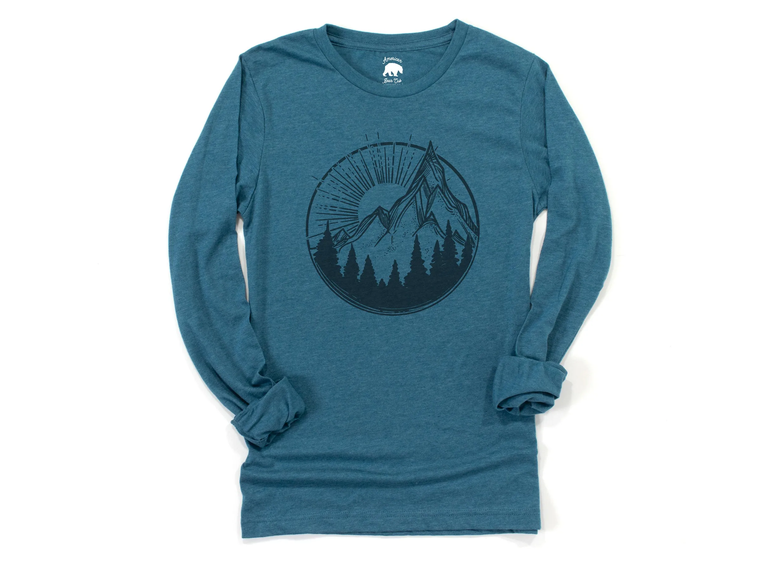 Mountain Day Adult Long Sleeve Shirts