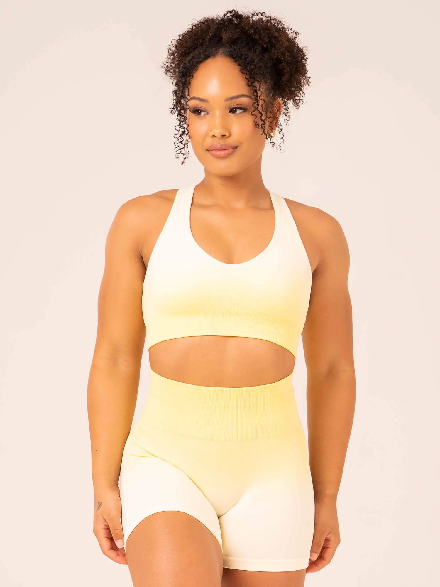 Ombre Seamless Sports Bra - Lemon Ombre