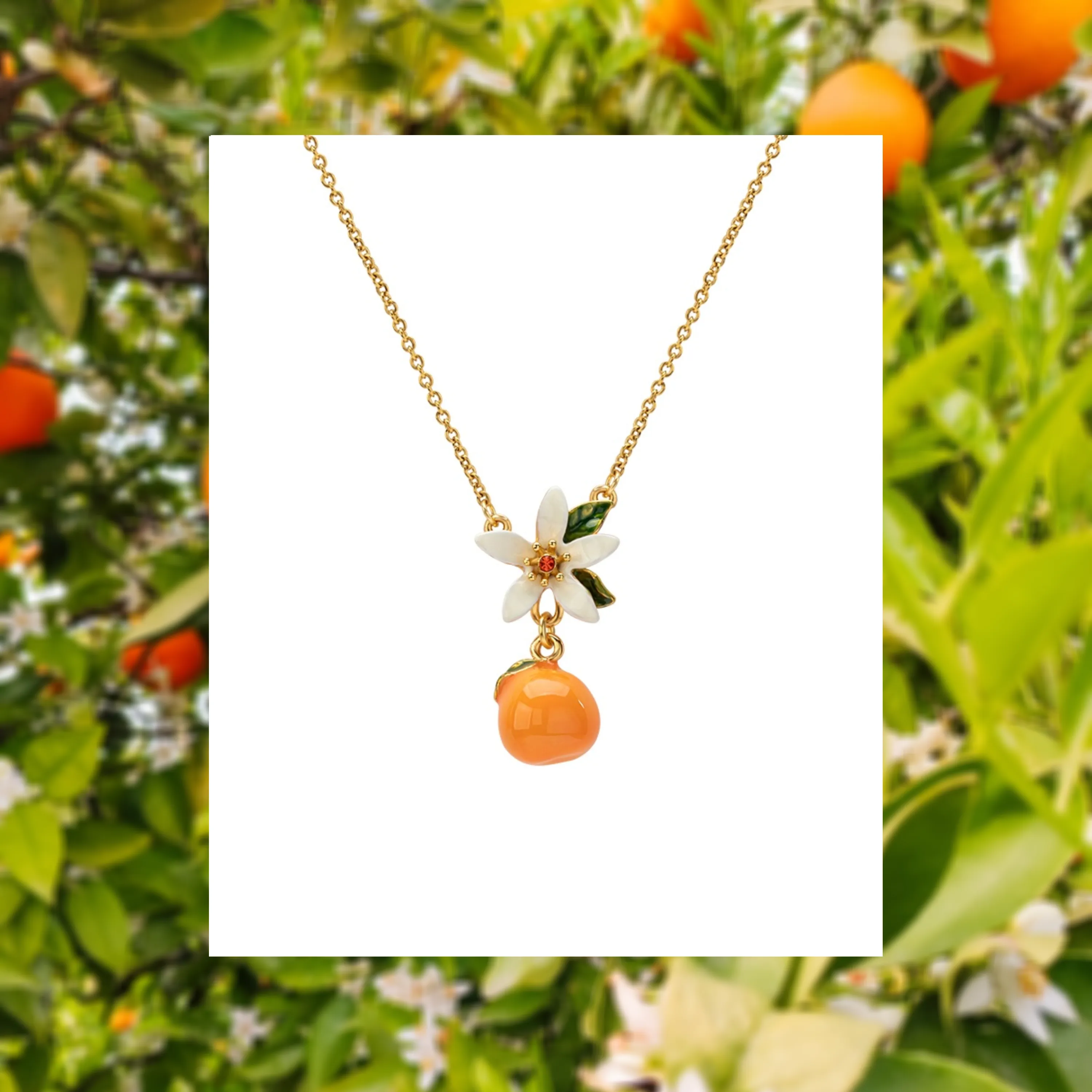 Orange Necklace