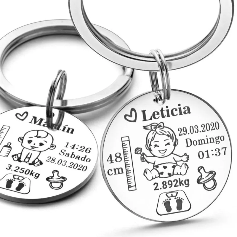 Personalized Baby Unisex Keychain