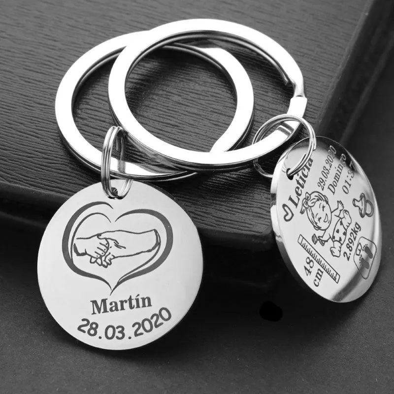 Personalized Baby Unisex Keychain