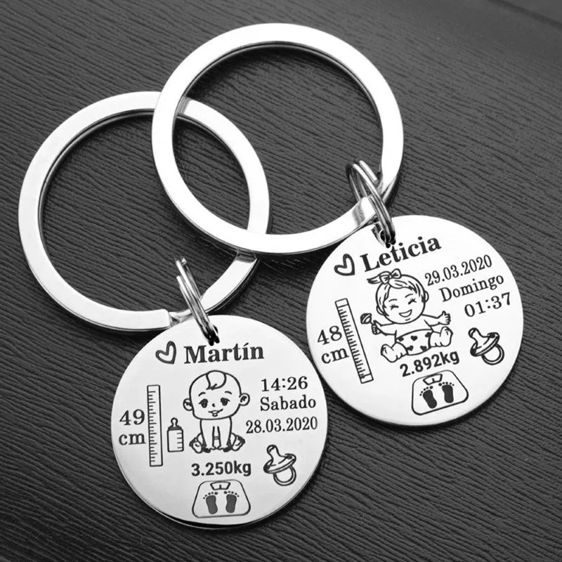 Personalized Baby Unisex Keychain