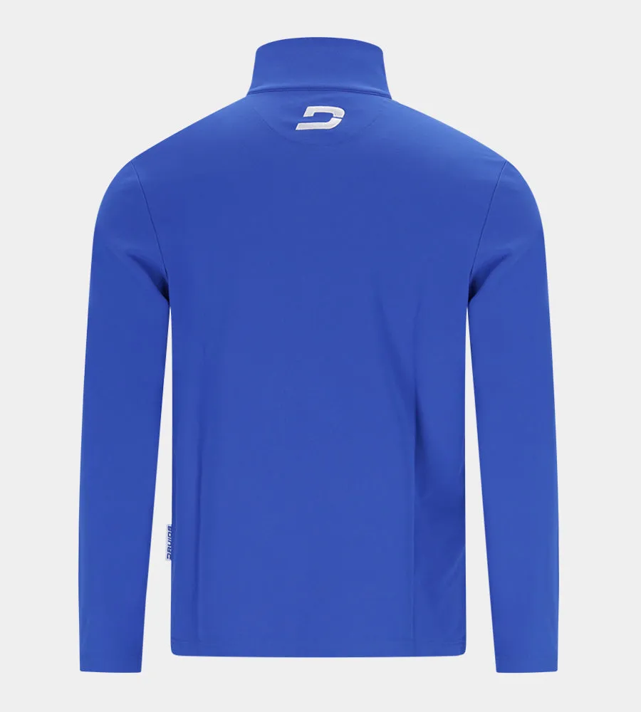 PIQUE MIDLAYER - BLUE