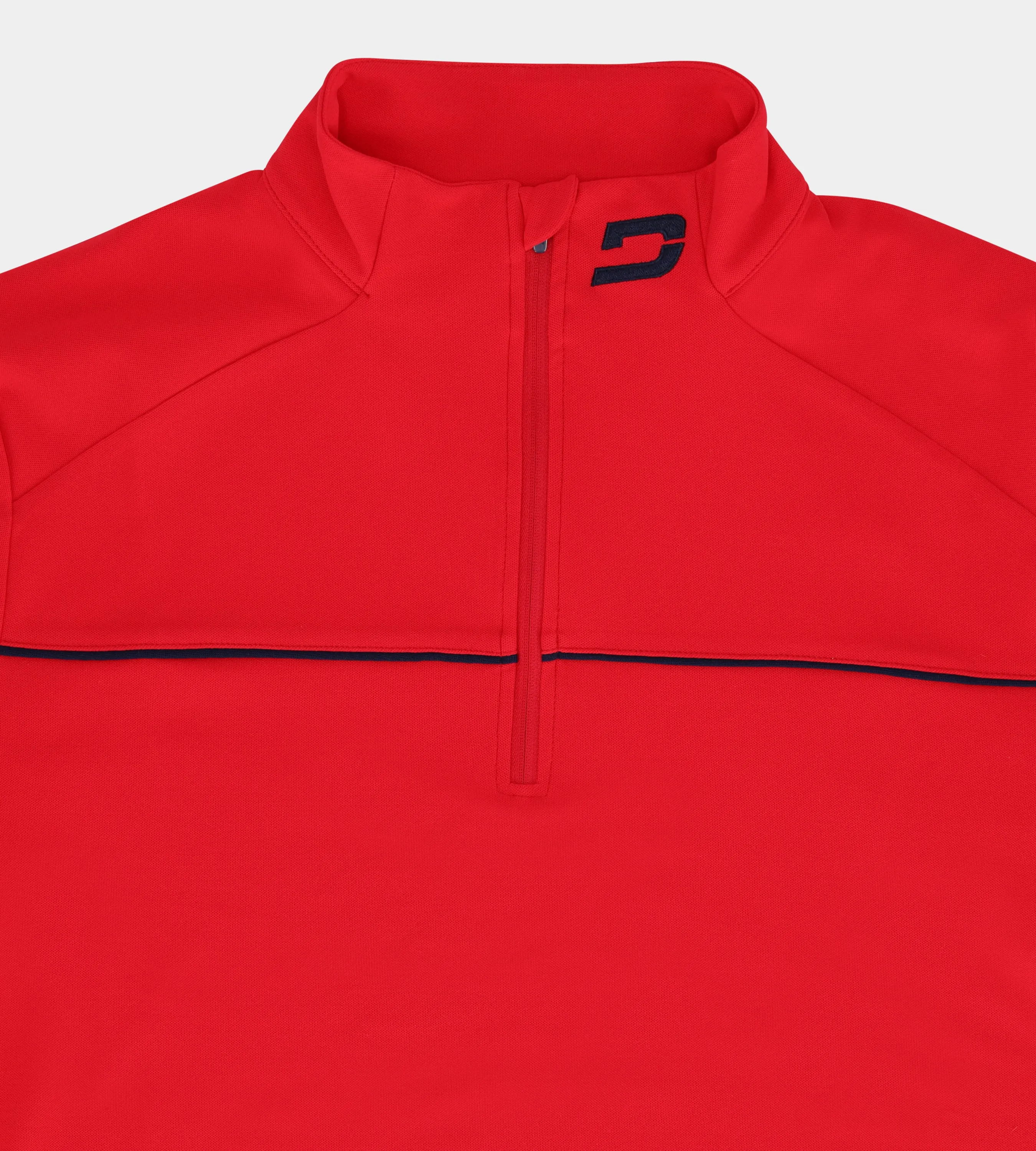 PIQUE MIDLAYER - RED