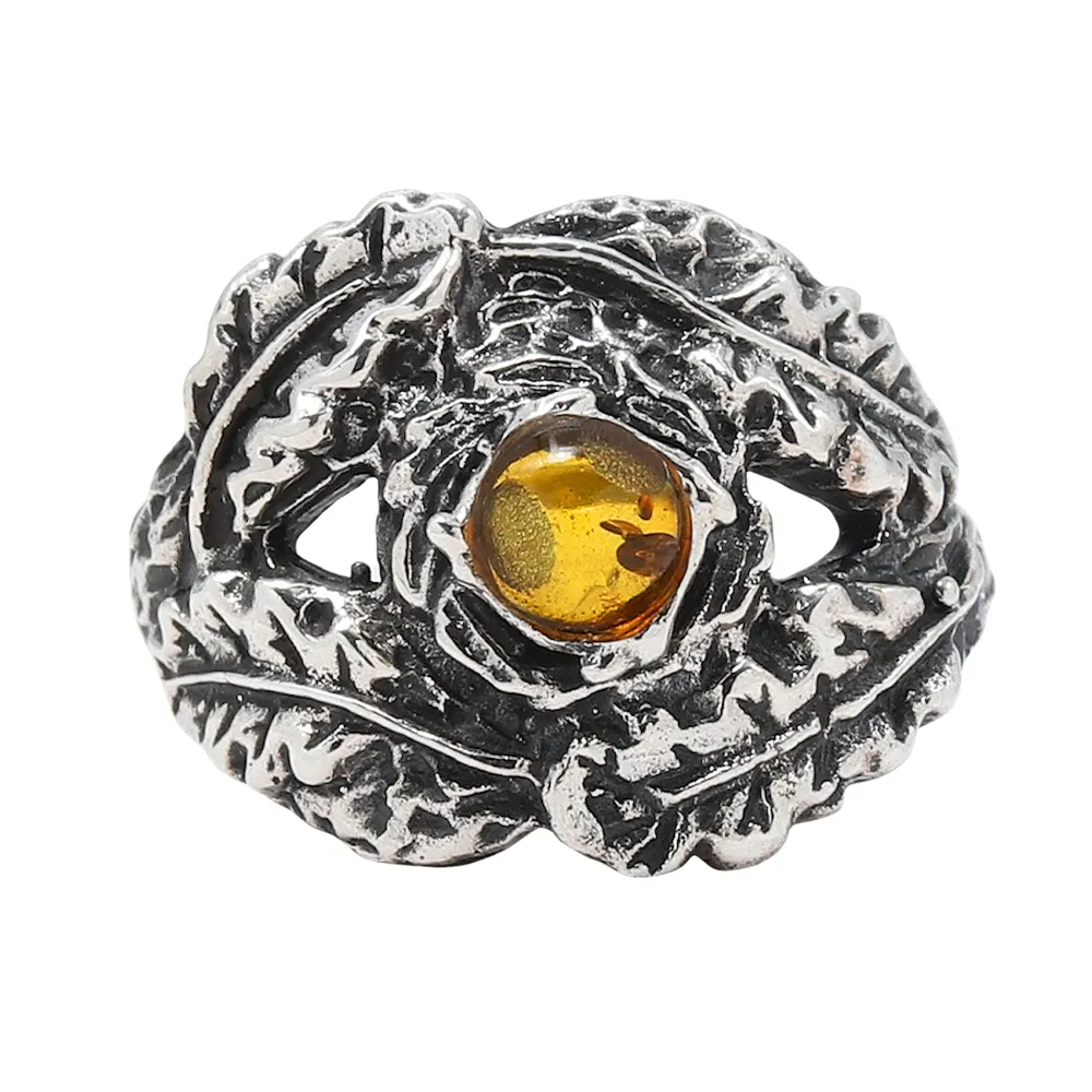 Quercus Rex & Amber Boho Ring | Talent Scout Winner