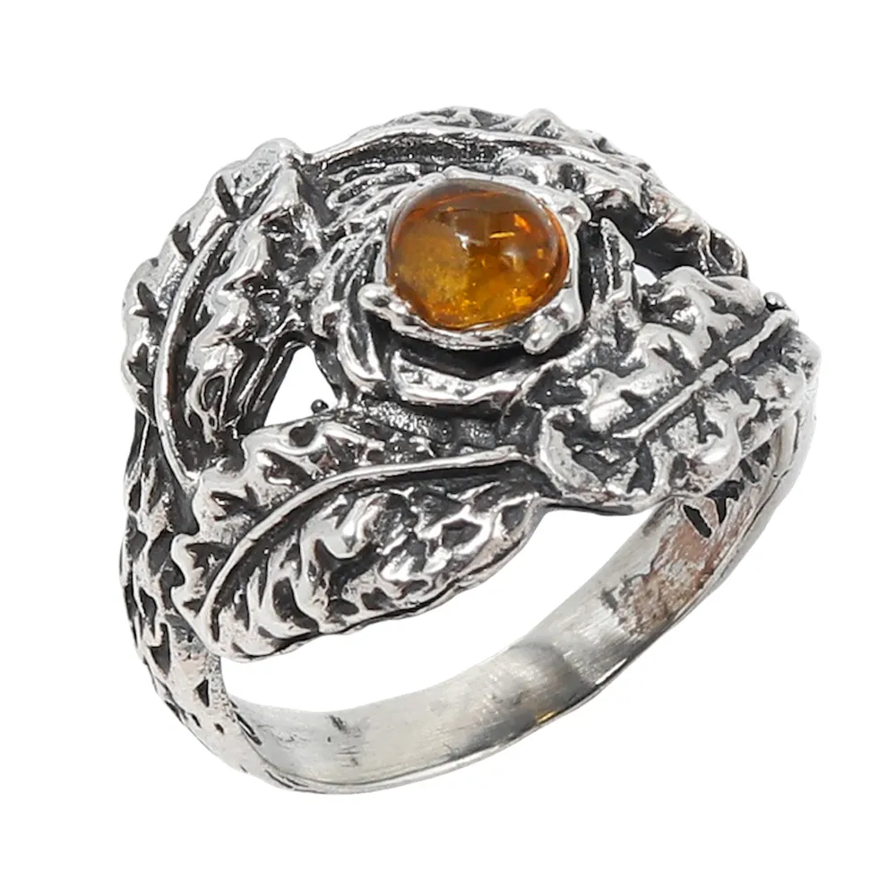 Quercus Rex & Amber Boho Ring | Talent Scout Winner