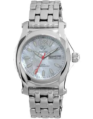 Reactor Curie Ladies Watch - Stainless Steel - White Mother of Pearl Dial