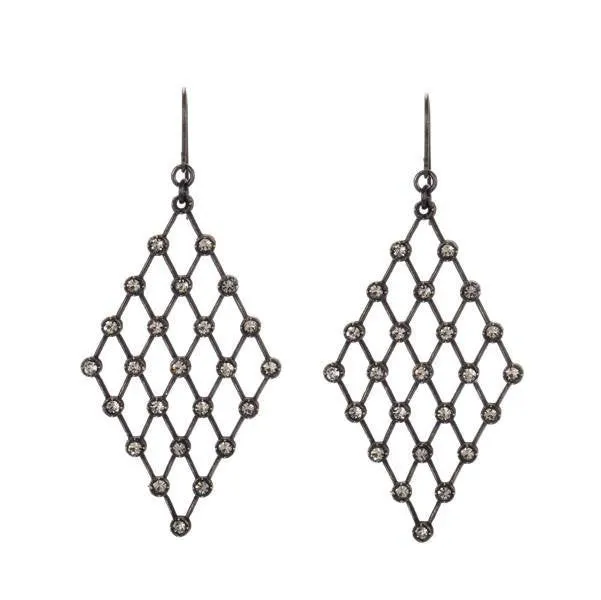 Rebel Designs Crystal Matrix Earrings