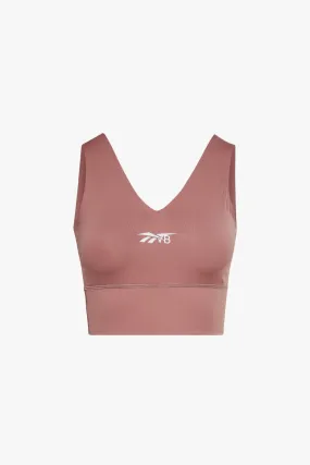 Reebok X VB Crop Top in Parch Earth