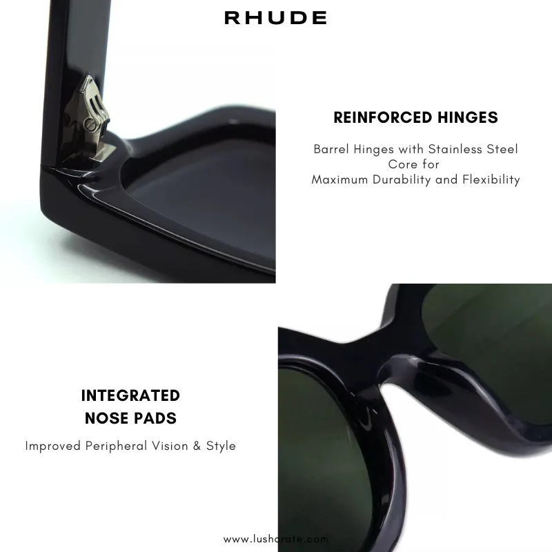 RHUDE Retro Polarized Sunglasses