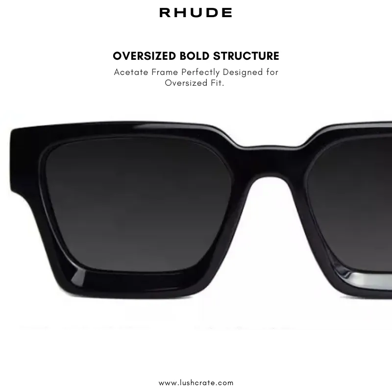 RHUDE Retro Polarized Sunglasses