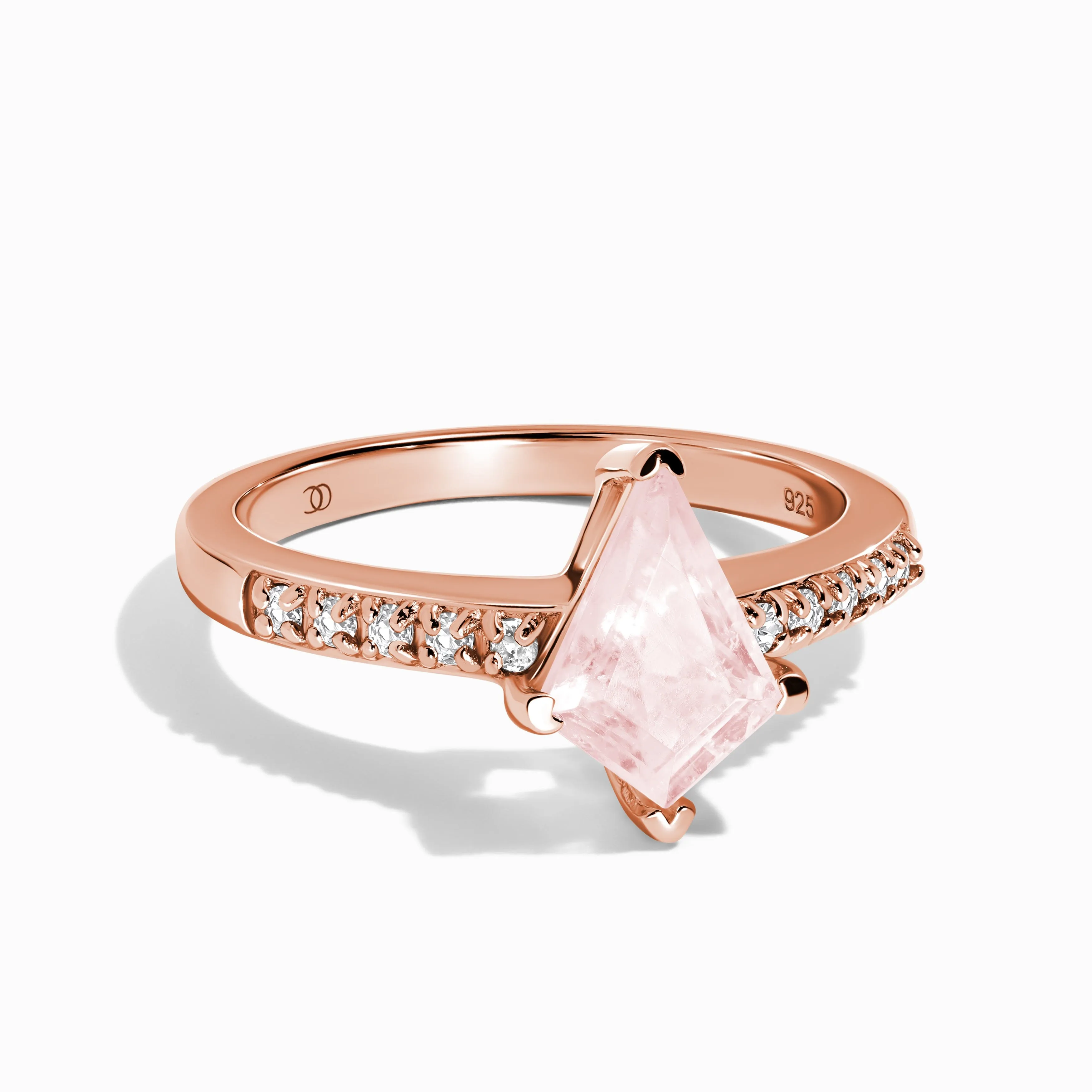 Rose Quartz Ring - Aimée