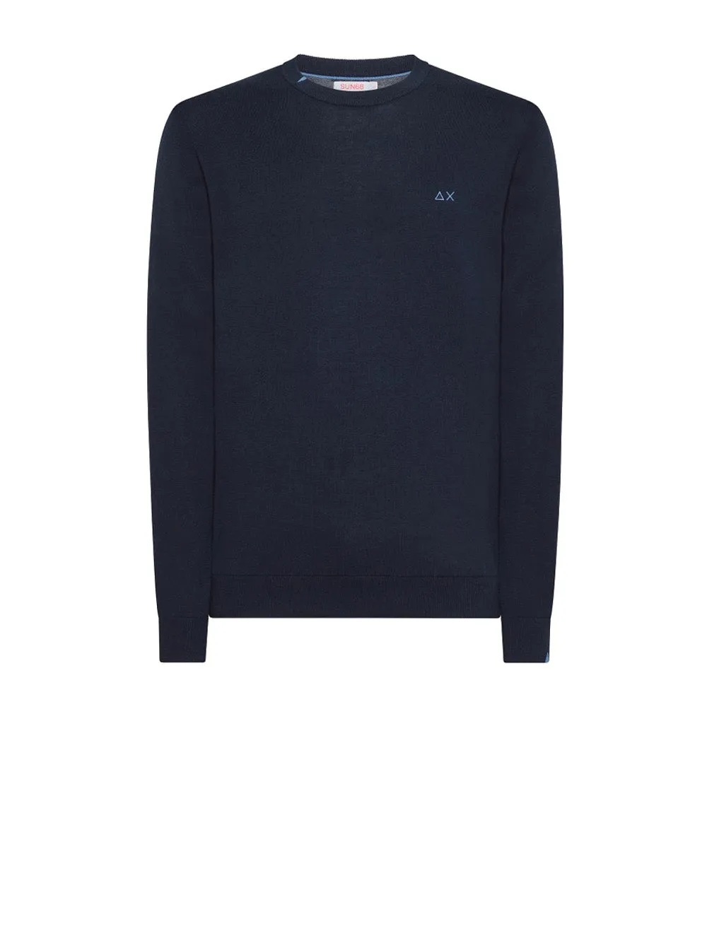 Round Neck Solid - Navy Blue