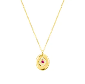 SCARLET PENDANT NECKLACE GOLD