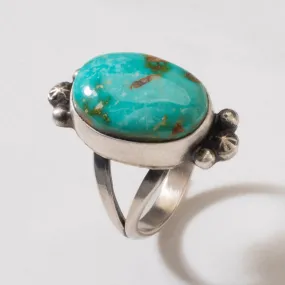 Scott Skeets Royston Turquoise Navajo USA Native American Made 925 Sterling Silver Ring