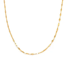 Shimmer Necklace | Solid 10k Gold