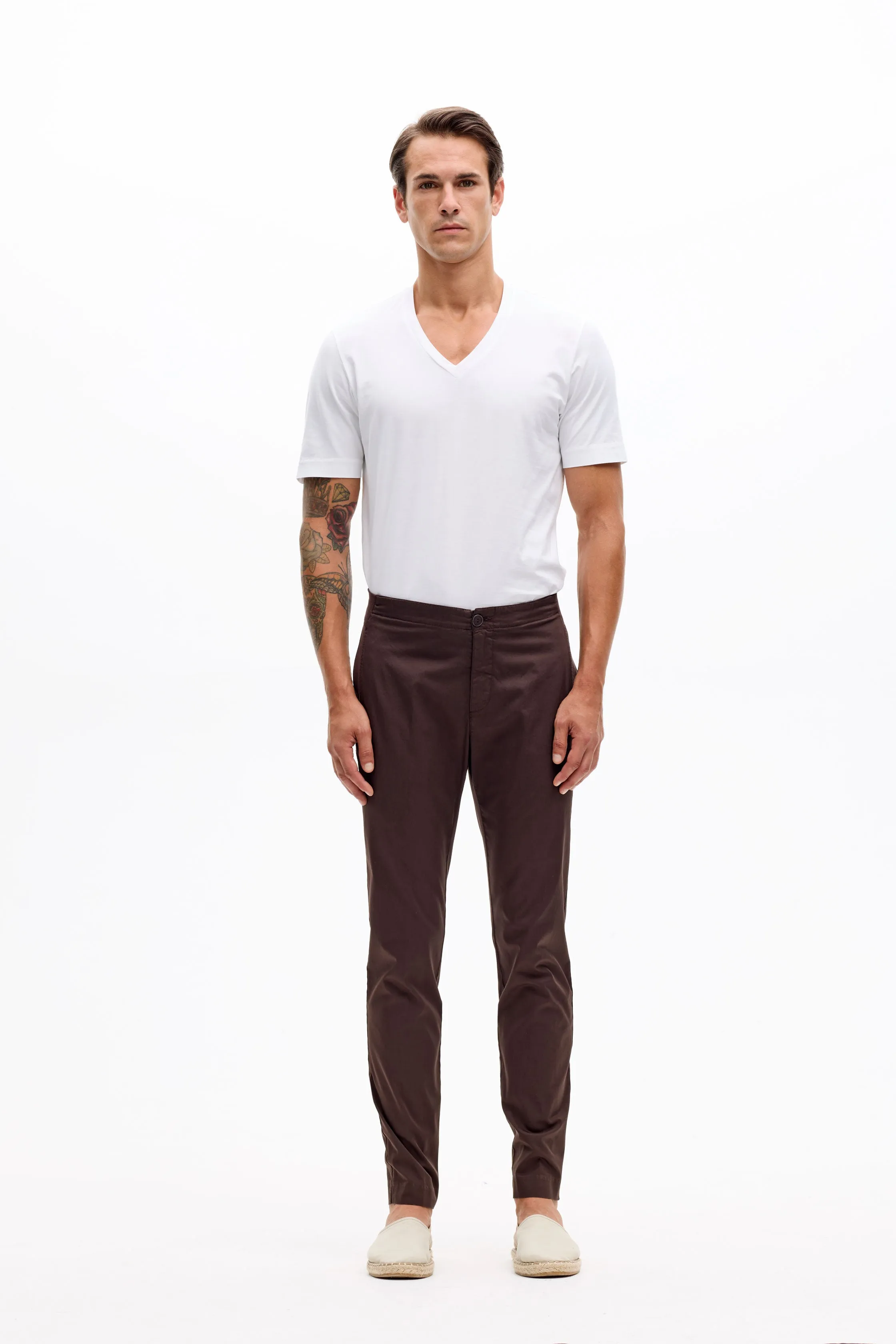 Slim Fit Chinos Garment Dyed for Man 026U 3822