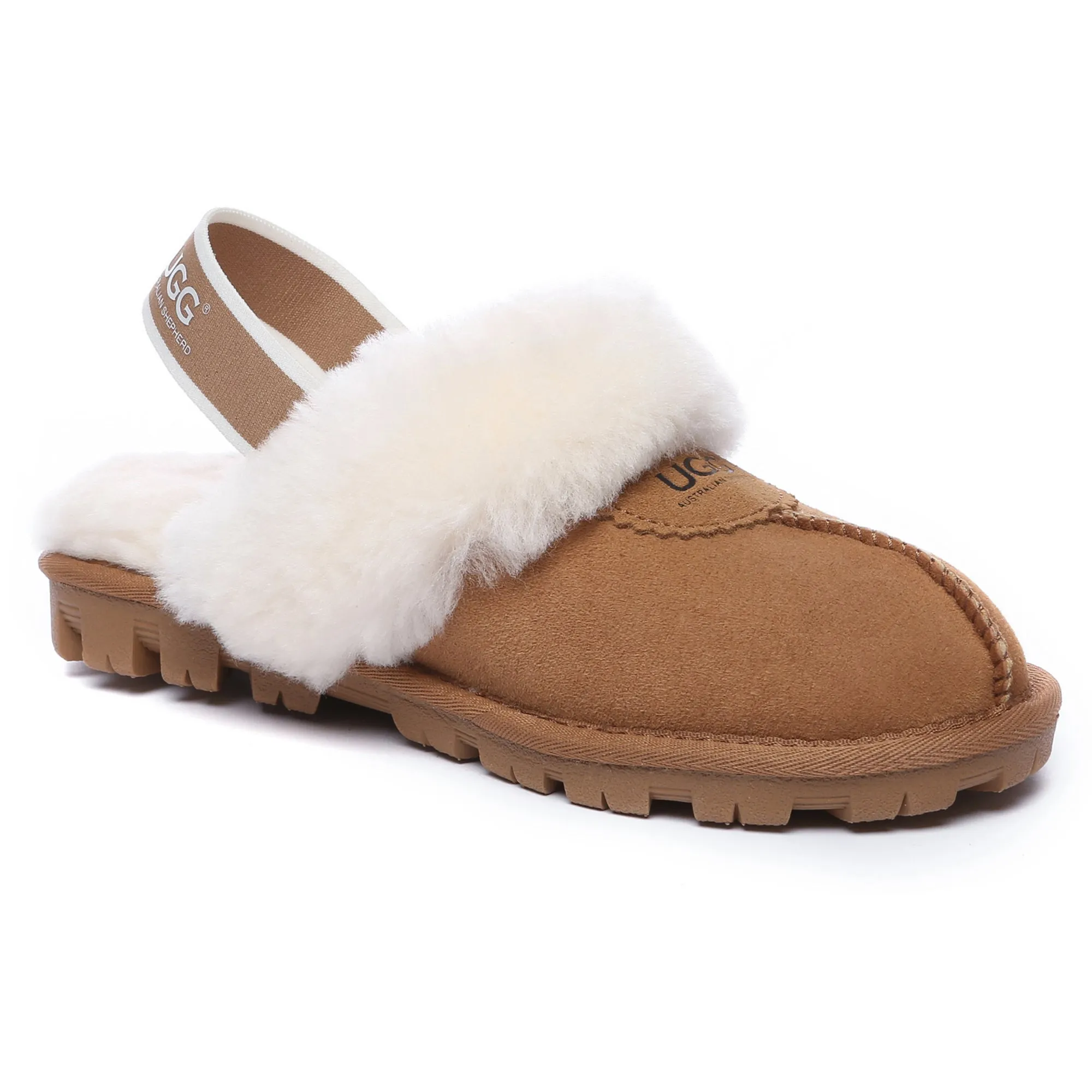 Slingback Premium Anti-Slip UGG Slippers