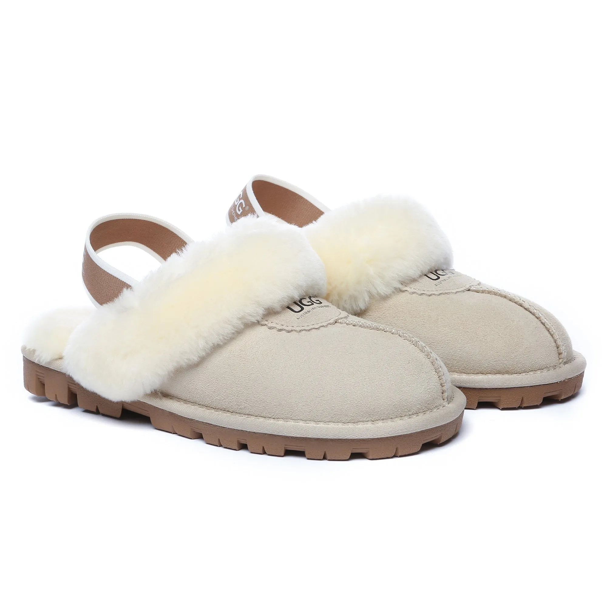 Slingback Premium Anti-Slip UGG Slippers