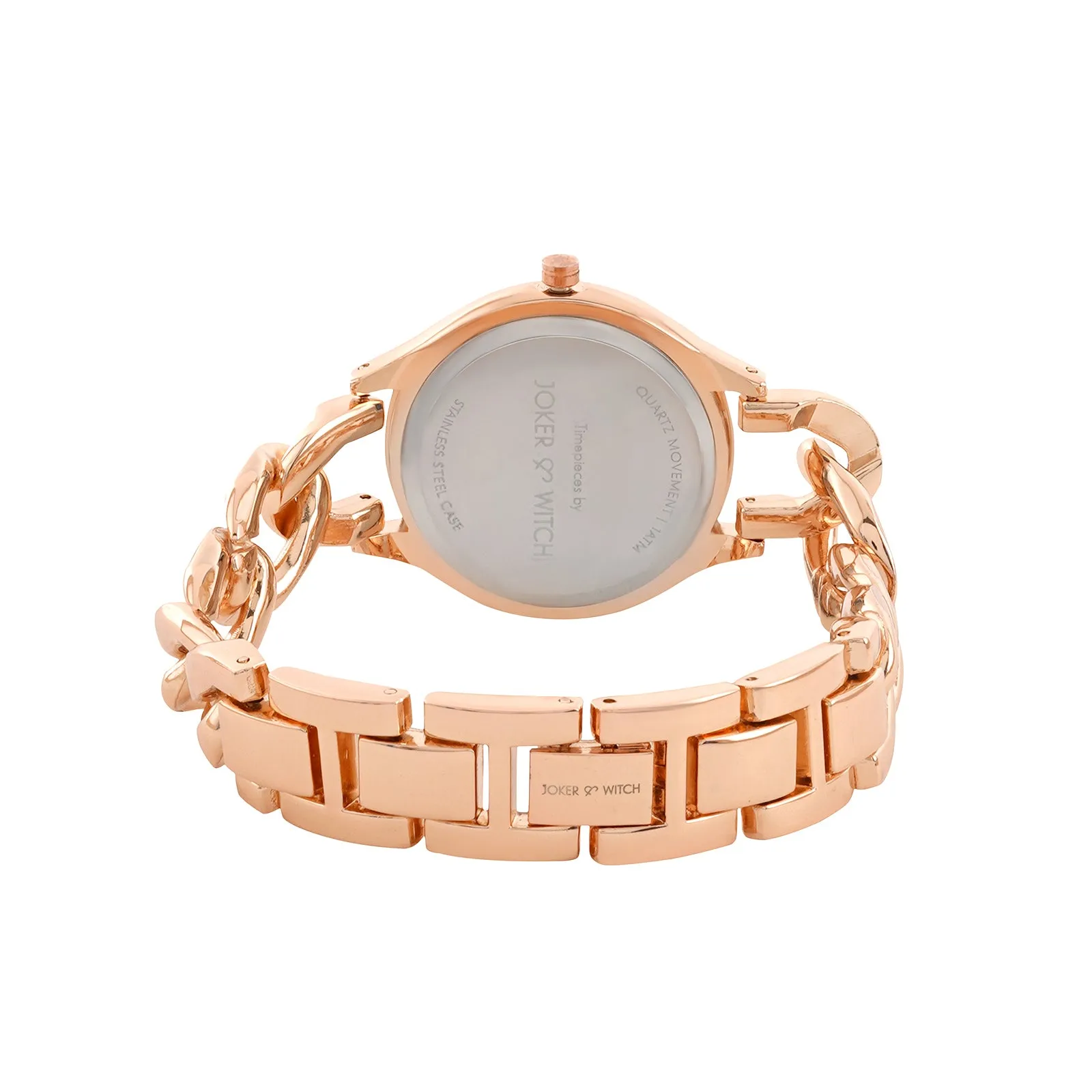 Tori Rose Gold Watch Bracelet Stack