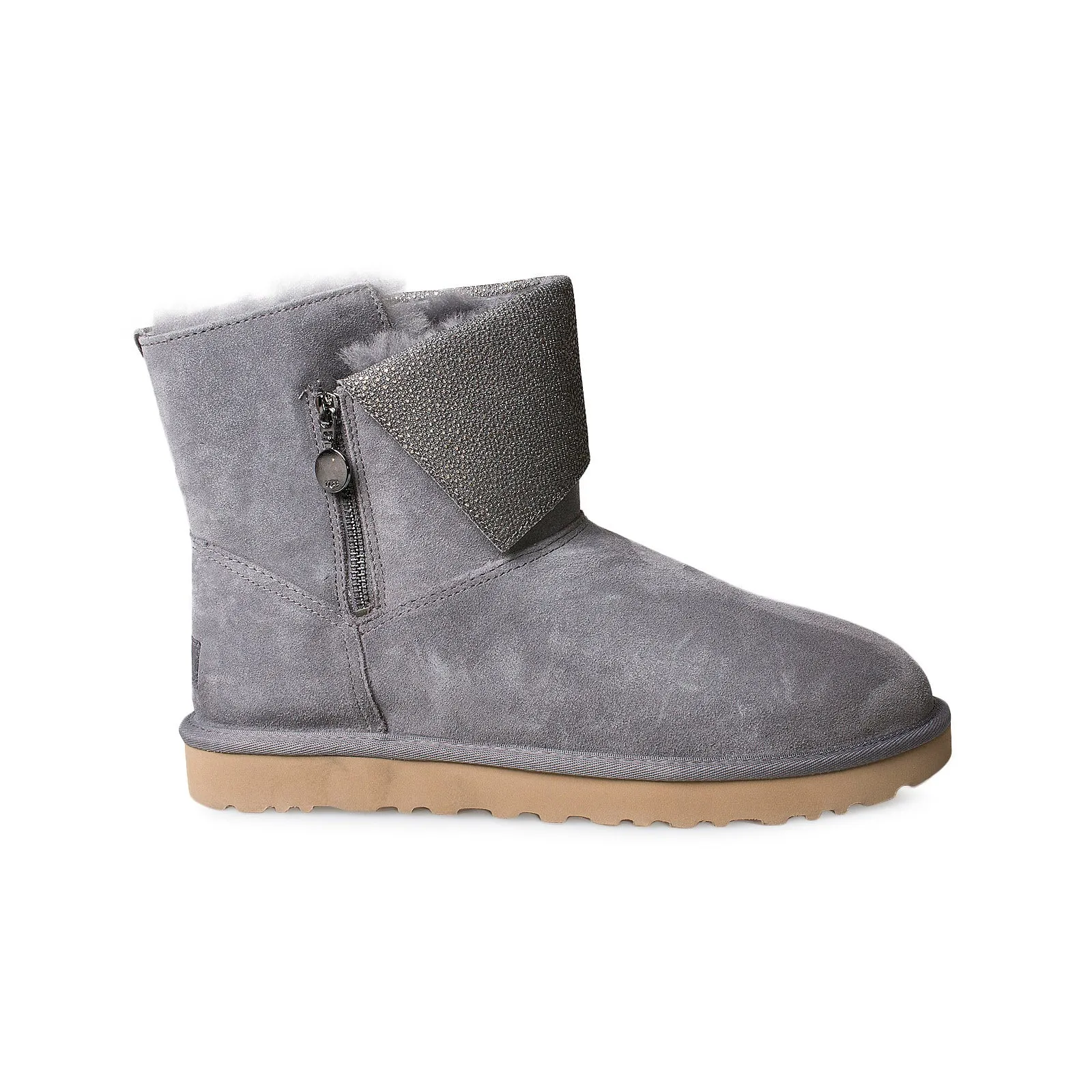 UGG Classic Caviar Mini Dark Grey Boots - Women's