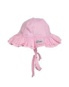 UPF 50  Double Ruffle Hat – Pastel Pink