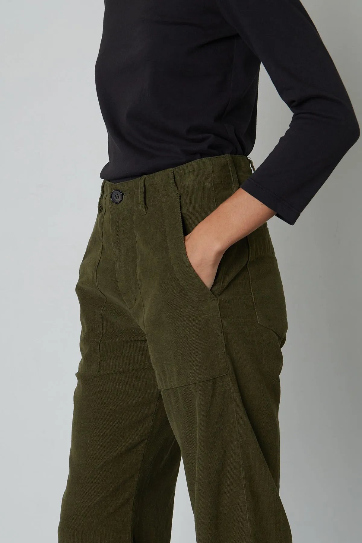 VERA CORDUROY WIDE LEG PANT